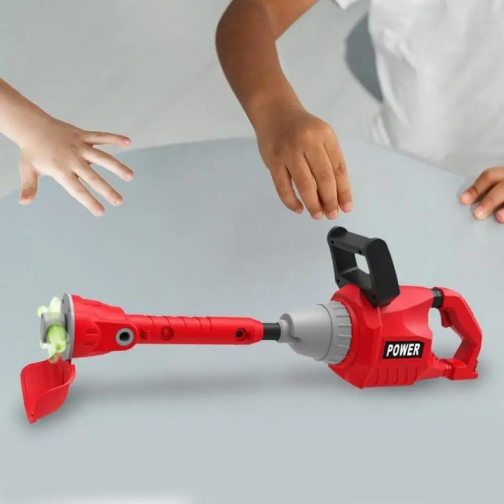 Plastic Electronic Toy Lawnmower Kids Play Tools Role-playing Games Kids Play Tool Kits Large Size Lawn Trimmer Toy