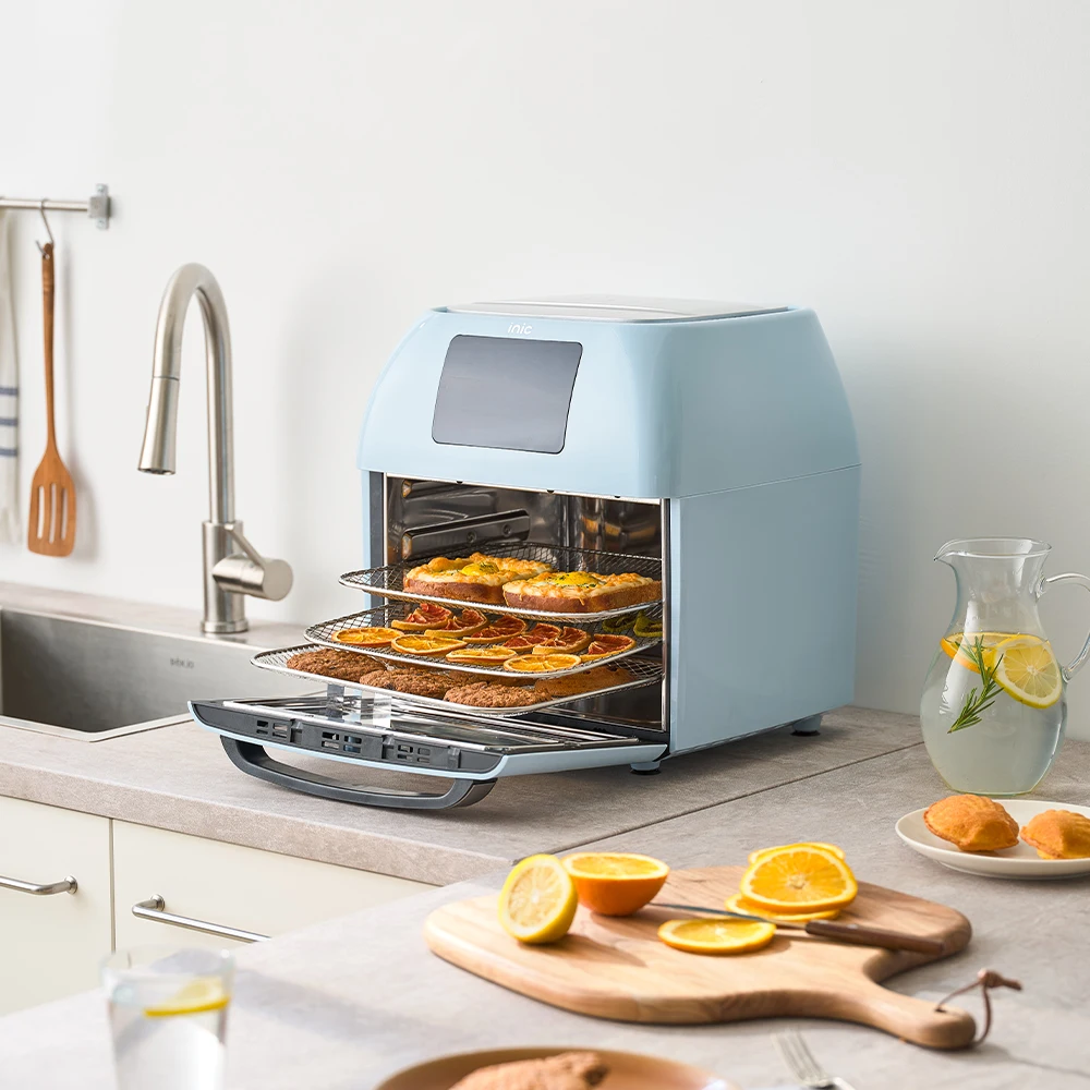 مقلاة هوائية من الفولاذ المقاوم للصدأ بالكامل بسعة كبيرة من إنيك AO-16L #5