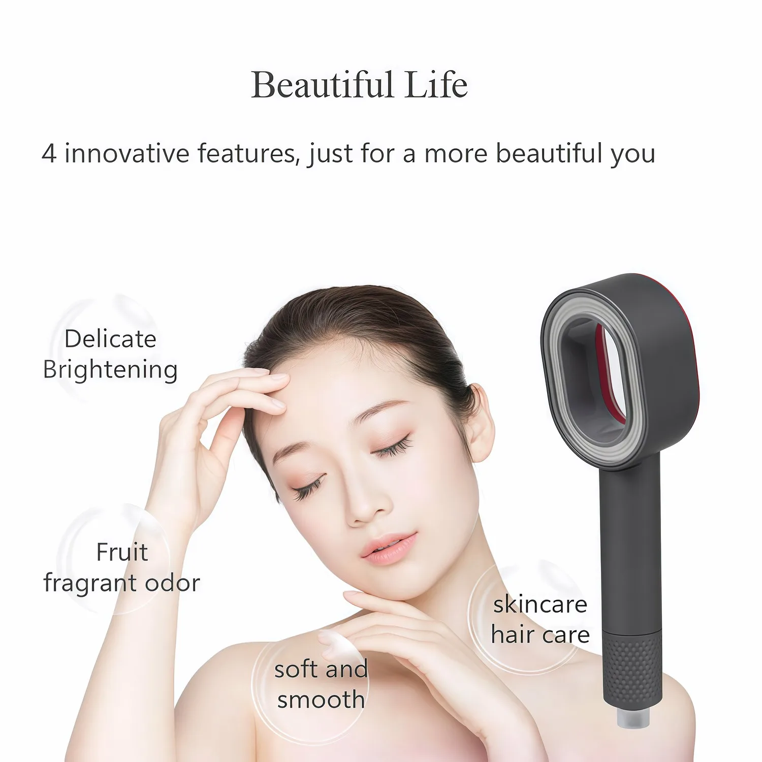 Chlorentfernung Filter Duschkopf PP Baumwolle Filtration für Haut Haarpflege Universal Interface