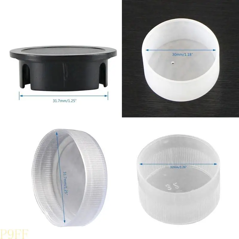 CS1W 2 Pieces/Lot 30mm/31.7mm/32mm Diameter Microscope Eyepiece Tube Dust-Proof Cover