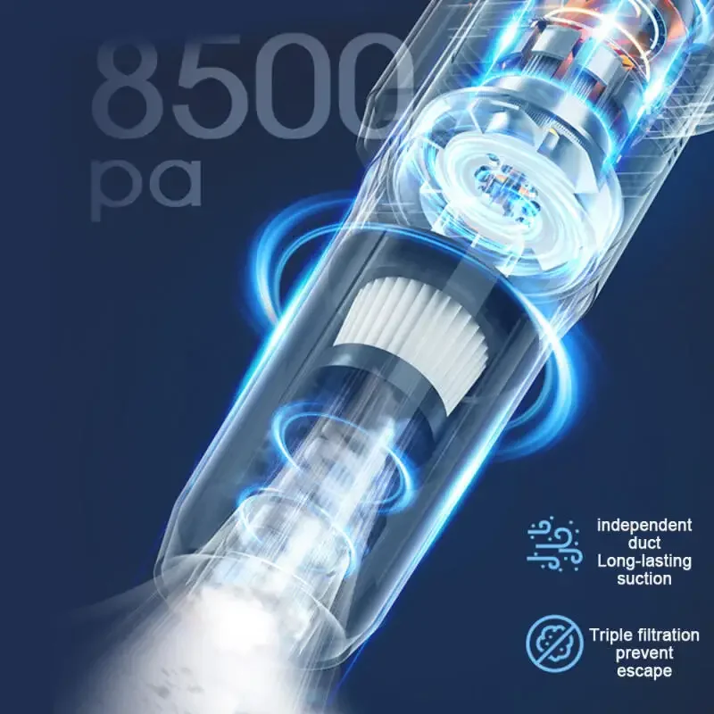 Multifunct Home-appliance Cleaning Machine Powerful Wireless Car Vacuum Cleaner Metal Strainer Portable Handheld Cleaning Tools