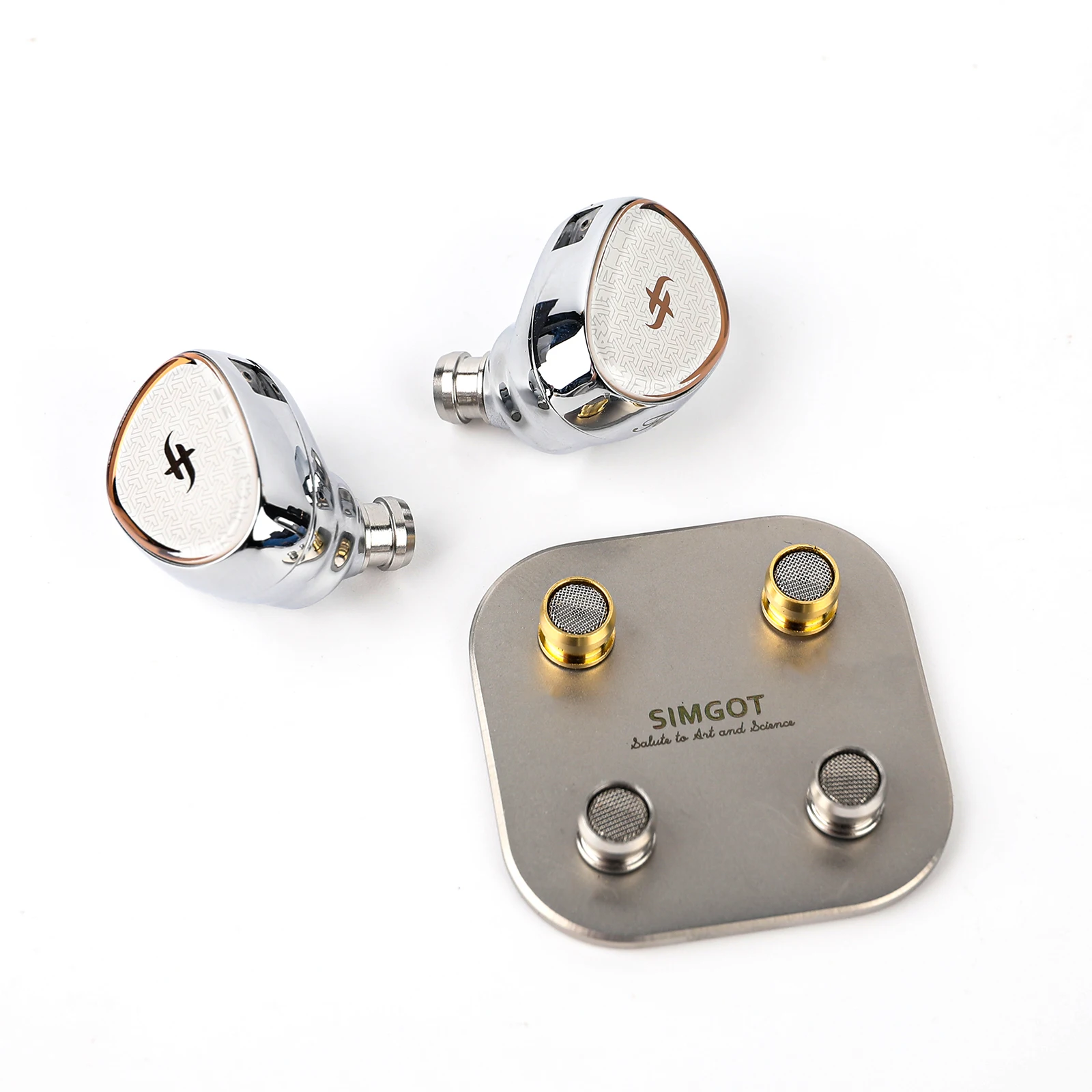 SIMGOT-auriculares EA1000 Fermat de doble imán, estructura DD + PR, HiFi, IEM, con Cable desmontable, para músicos