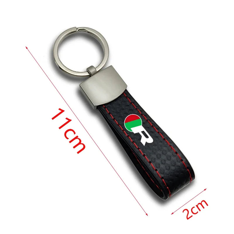 PU Leather Car Keychain Chain Key Rings Car Accessories For Jaguar R sport S SVR Xfr Xf F Tempo E Tempo Xe Xj Kx