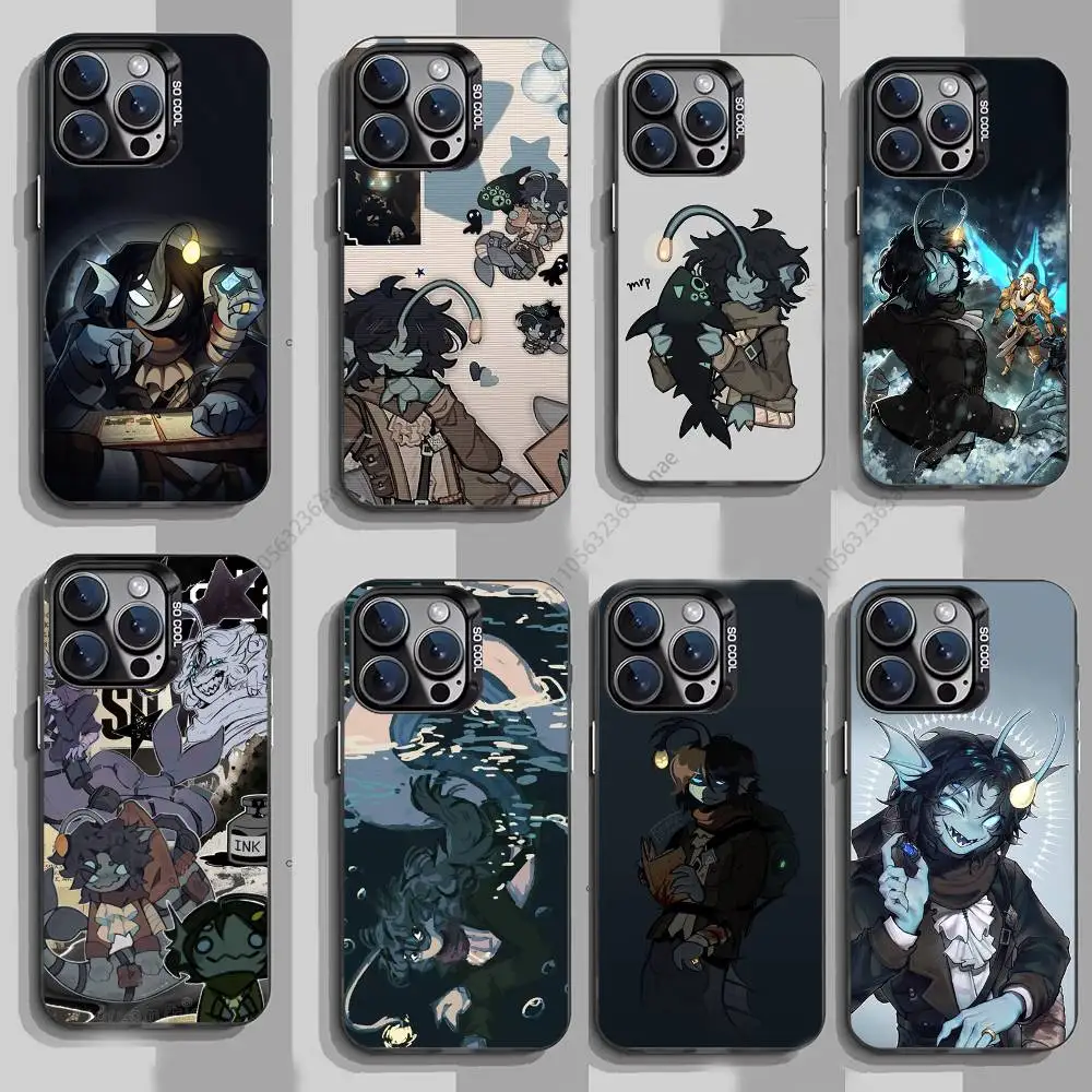 

P-Pressure Sebastian Solace Phone Case For iPhone 17,16,15,14,13,12,11,Pro,Max,Plus,Mini,X,XS,XR,8,S,SE Soft Black Case
