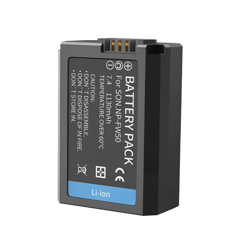Новый аккумулятор для камеры 7,4 В 1130 мАч NP FW50 NP-FW50 для Sony A7 A7II A7RII A7SII A7S A7S2 A7R ZV-E10 A6000 A6400 A6300 A6500
