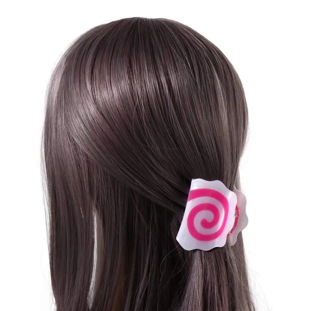 Pinza para el pelo en espiral para niñas, accesorios para el cabello para mujeres, pinza para el pelo de estilo coreano, pasadores Kamaboko, pinza para el pelo de ácido acético