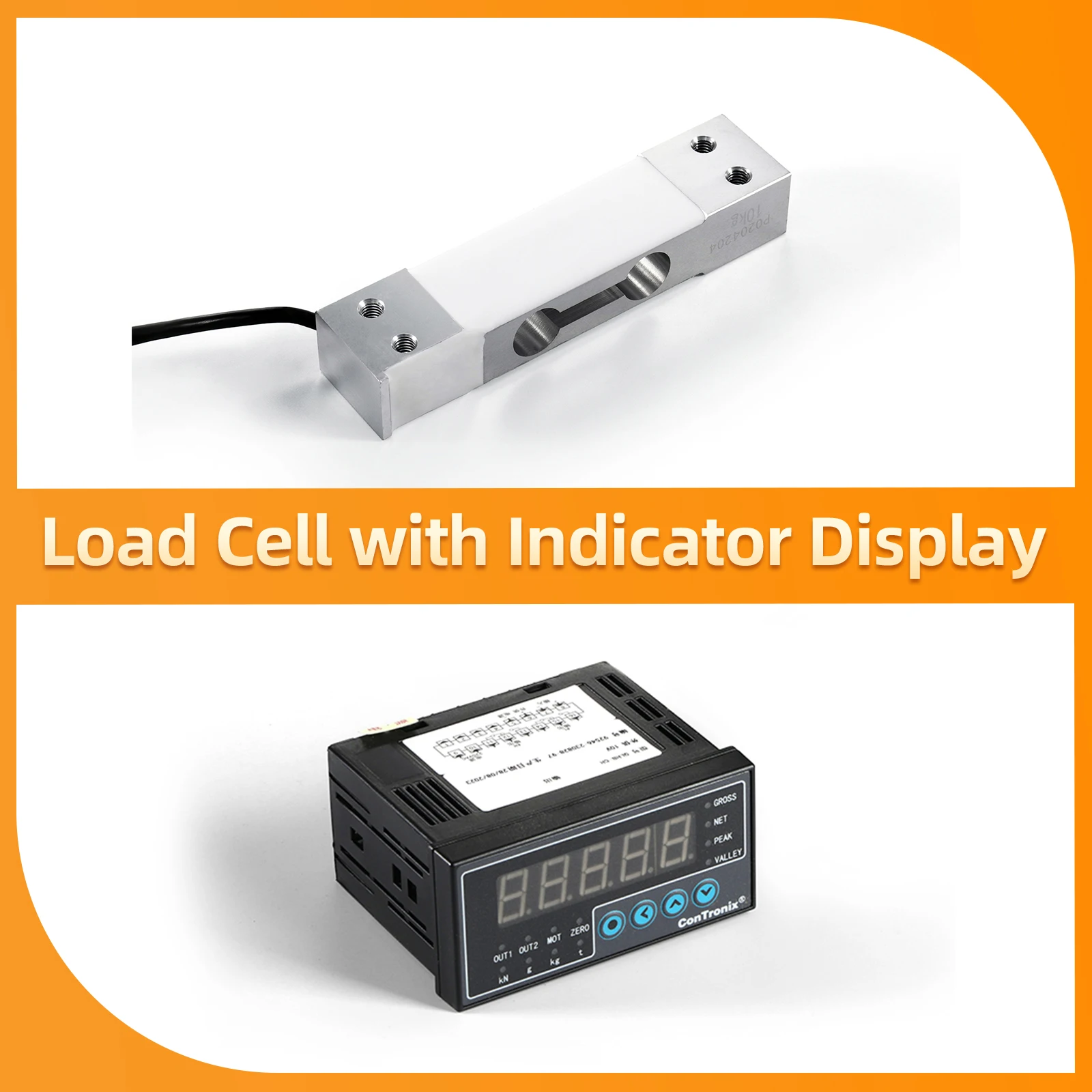 

Load Cell Sensor with Indicator Display Weighing Beam Structure Compression And Tension Sensor 6KG 10KG 20KG 40KG 80KG