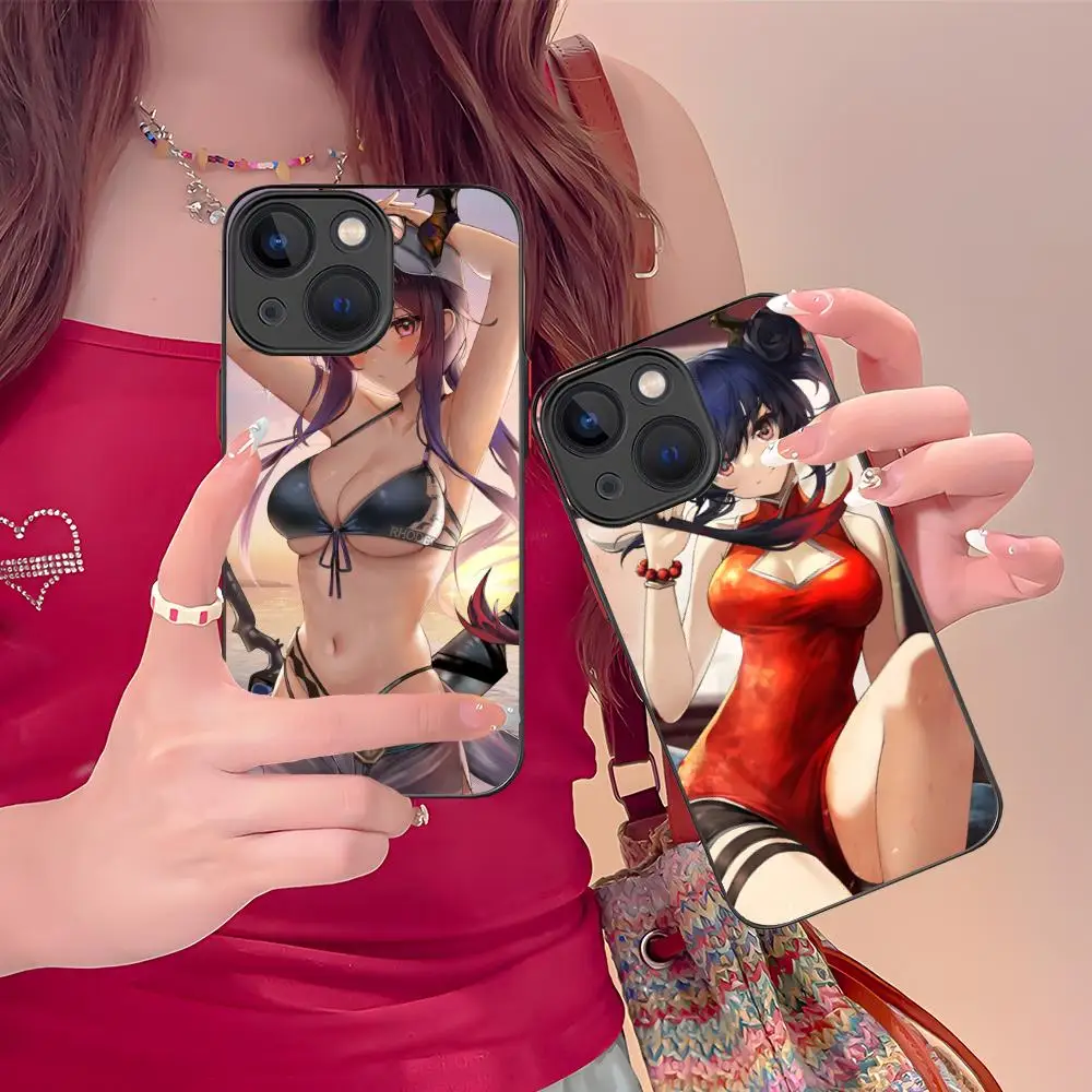 

Чехол для мобильного телефона Arknights Chen для iPhone 16, 15, 14, 13, 12, 11 X XR XS 8 7 Pro Max Plus, мини-цветный силиконовый защитный чехол