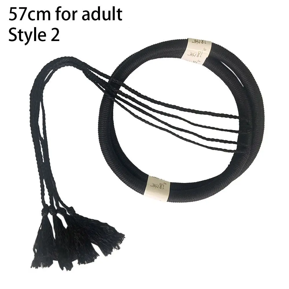 

1Pcs Islamic Clothing Headwear Rope Desert Accessories Muslim Headrope Man Saudi Arabic Dubai Black Egal Shemagh Shawl