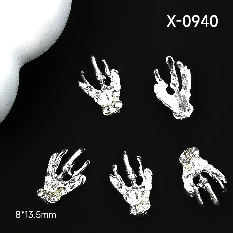 Unique Halloween Nail Decorations Halloween Nail Art Accessories Fashion Weird Nail Designs Water Proof Durable Reusable