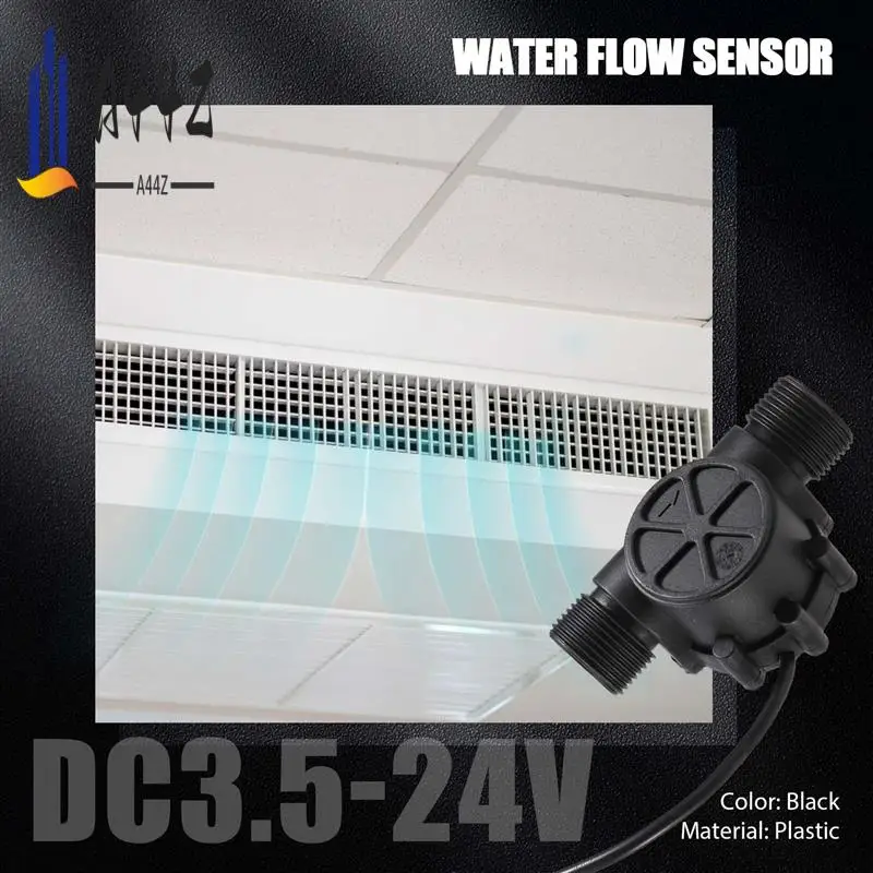

A44Z-1 шт. датчик расхода воды DN25 DC3,5-24 В 1 дюйм 2-100 л/мин расходомер Холла тепловой насос водонагреватель расходомер переключатель счетчик
