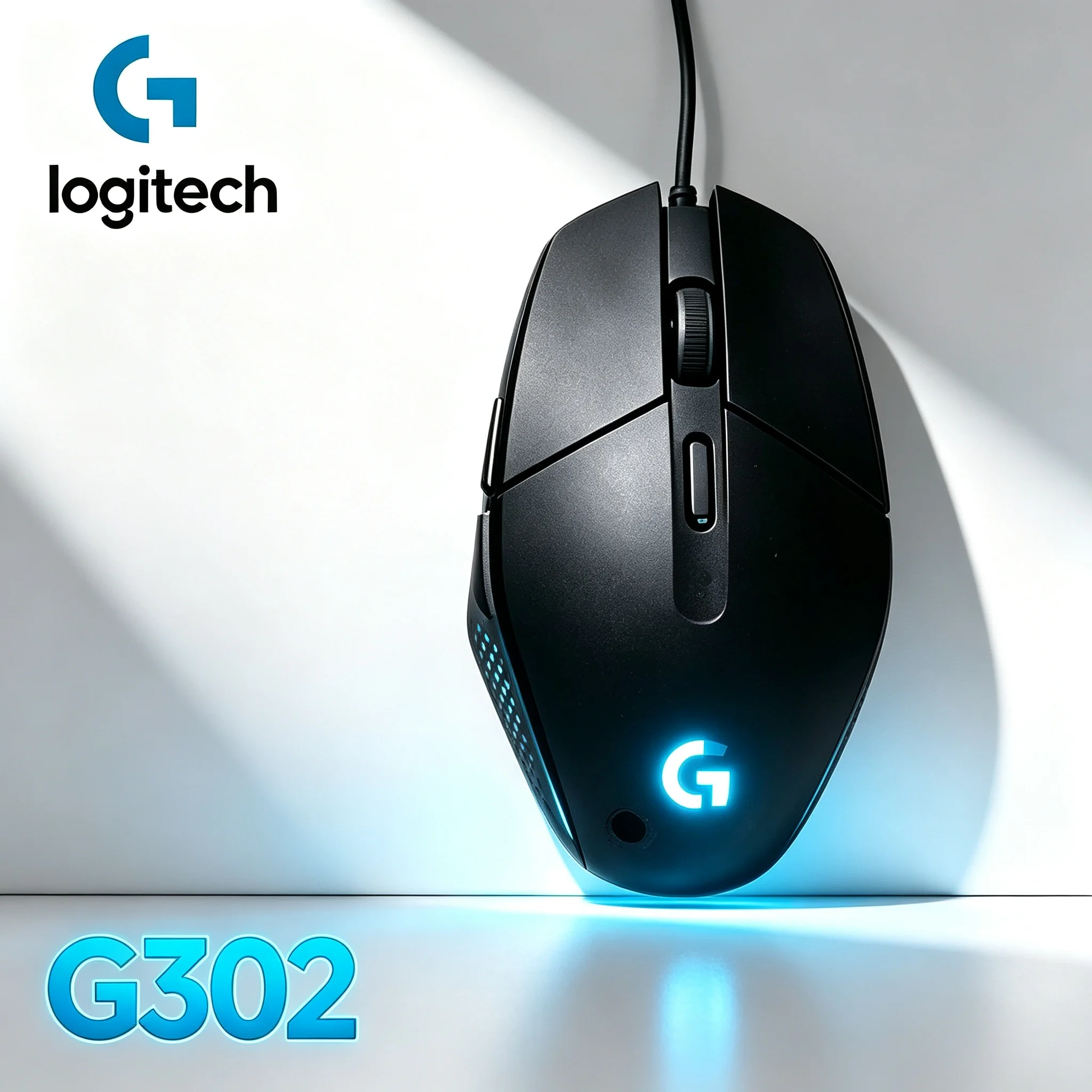 Logitech G302 Daedalus Prime Optical Mice USB Wired 4000DPI Max Resolution Ergonomic RGB Mice For E‑Sport Player Office Daily