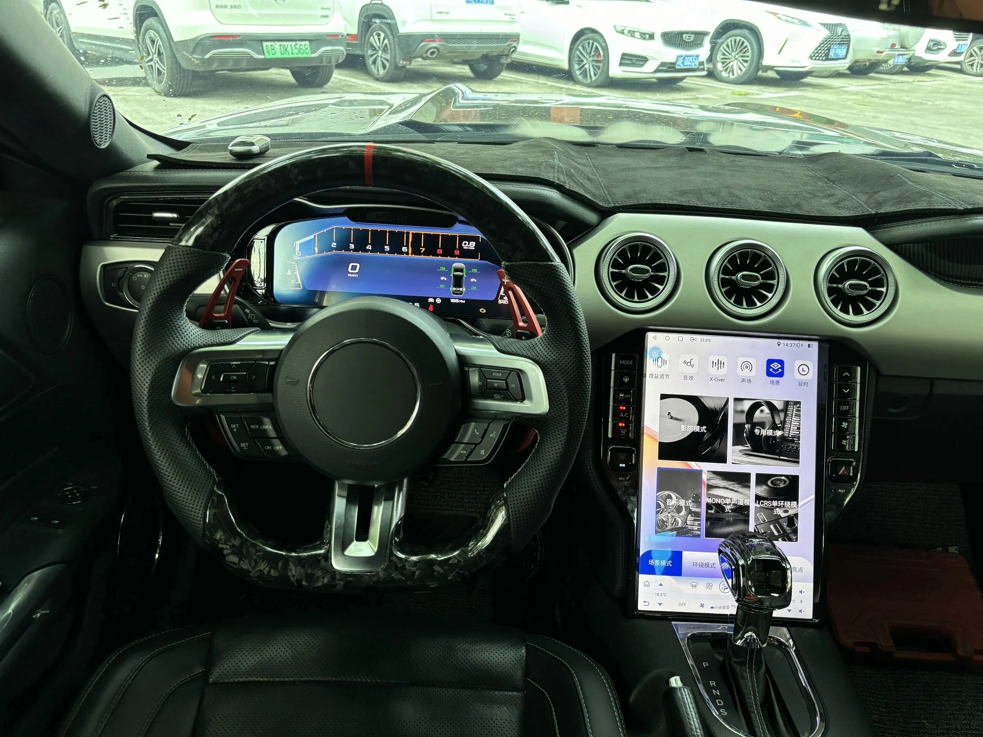 

14.5 Inches Android 13 Car Multimedia Video Player For Ford Mustang 2021 - 2022 GPS Navigation Radio Carplay 4G wifi Head Unit