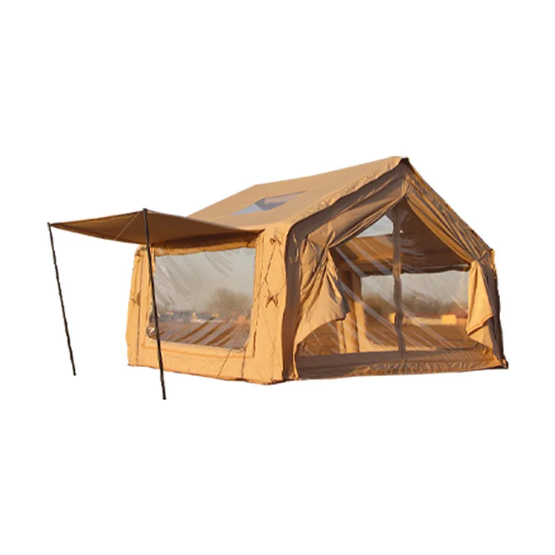 9.2 m2 cotton inflatable tent camping campground outdoor long overnight camping
