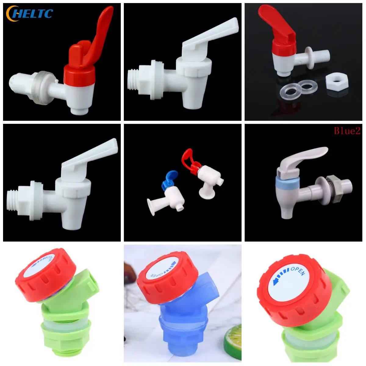 1Pcs Tap Knob Type Plastic Outdoor Water Faucet Tap Replacement for Water Tank Bucket Wine Juice Bottle Hot Sale