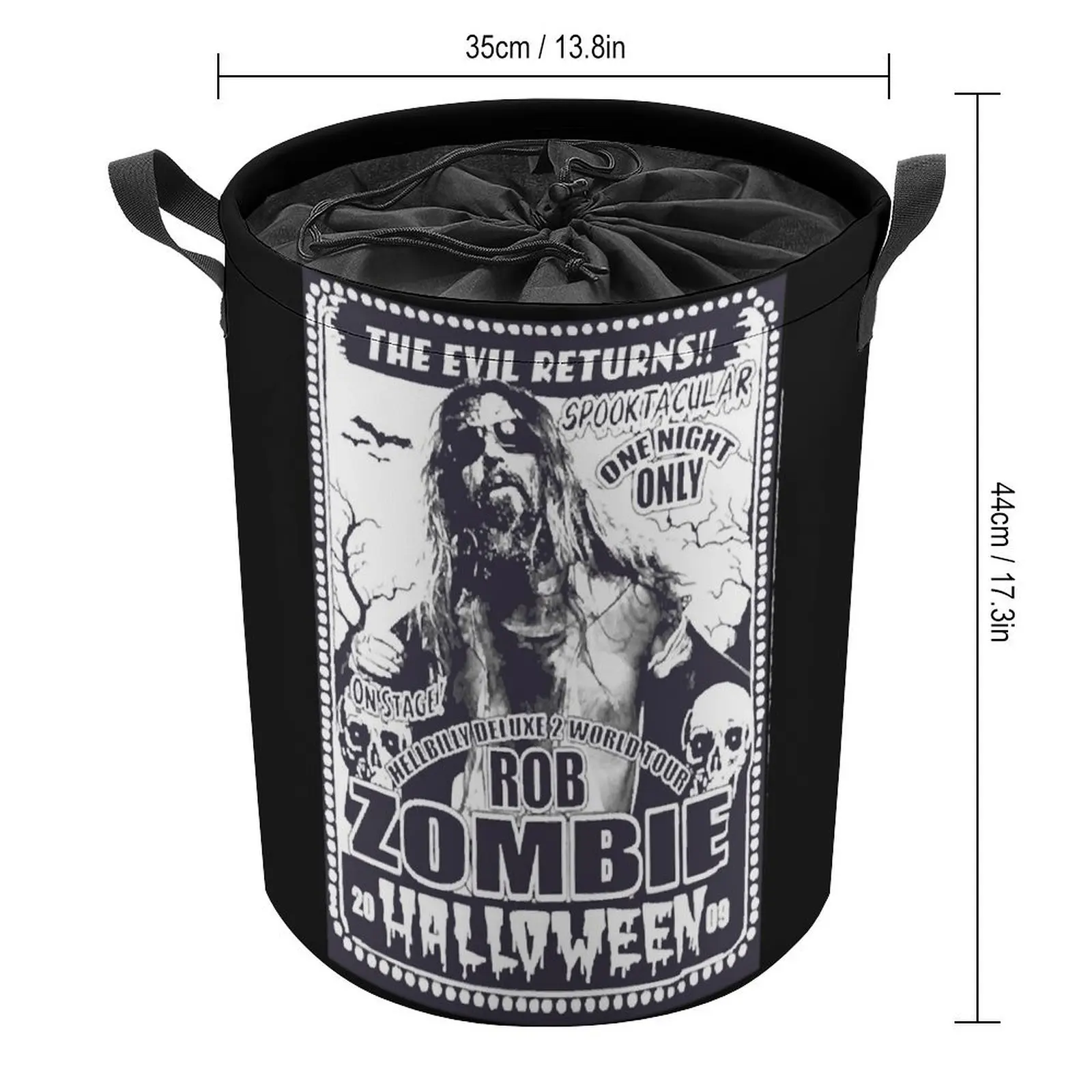 Funny Gifts Captain Spaulding For President Gifts Storage Tank Funny Graphic Laundry Basket Lifting Hand Portable Storage of Soc