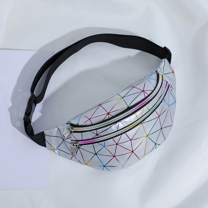 

Женская поясная сумка, забавная однотонная сумка из искусственной кожи, Женский кошелек на ремне, маленький кошелек на молнии для телефона, нагрудная сумка для ключей