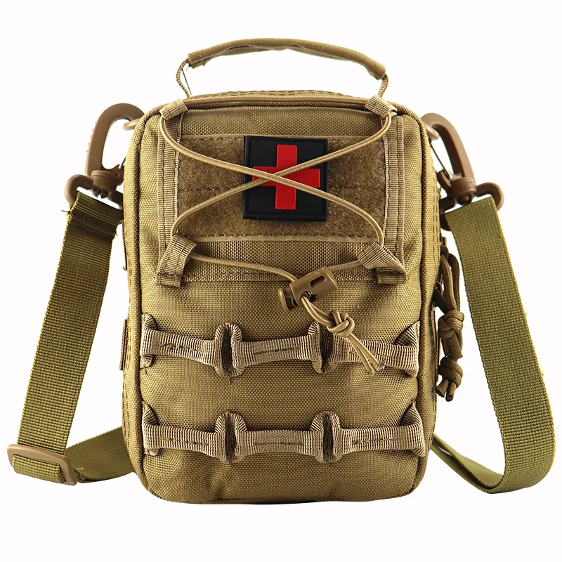 Tactical EDC Pouches Molle Utility Waist Belt Bag Organizer with Shoulder Strap Admin Dump Pouch for Backpack Outdoor Hiking