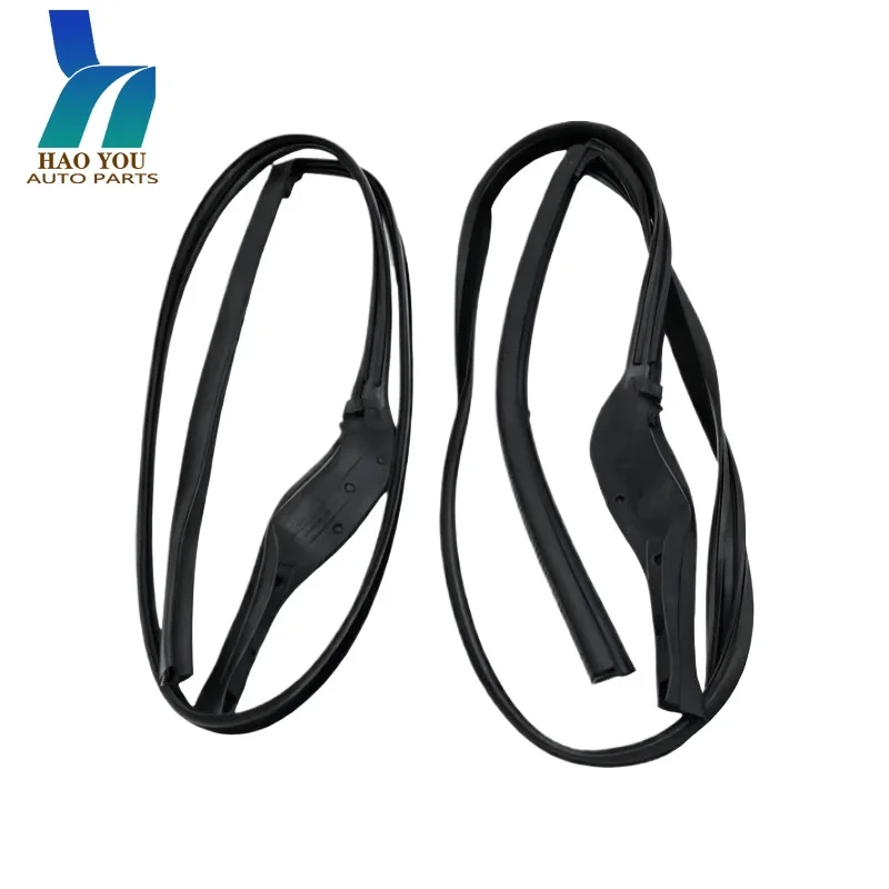 51357179123 51357179124 2Pcs Rear Left+ Right Door Rubber Seal Set For BMW F01 F02 740I 750I 740Li