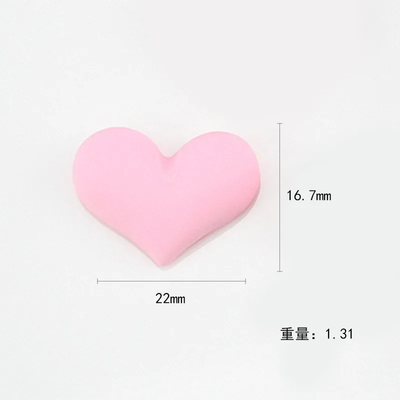 10pcs Kawaii Mini Resin Macaroon Hearts Diy Scrapbooking Tools Accessories Embellishments Flatback Material Figures for Crafts