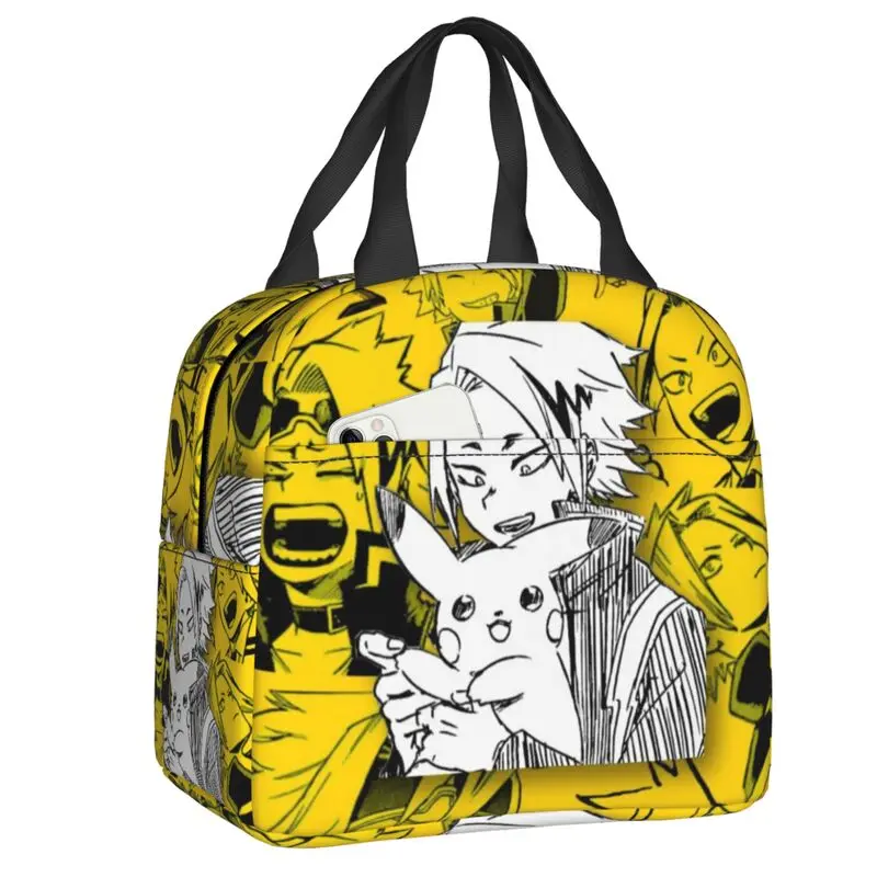 

Custom My Hero Academias Insulated Lunch Tote Bag for Women Resuable Cooler Thermal Food Lunch Box Outdoor Camping Travel