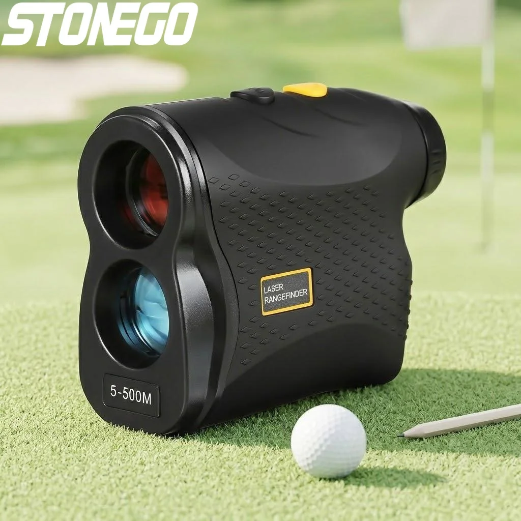 

500M Golf Rangefinder Distance Meter Speed Tester Flag Lock Tech Outdoor Sport Hiking Telescope