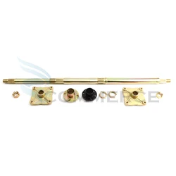 810mm 31T 32T rear axle with fixed seat is suitable for DIY 110cc 125cc 150cc 250cc ATV kart electric four-wheeler parts