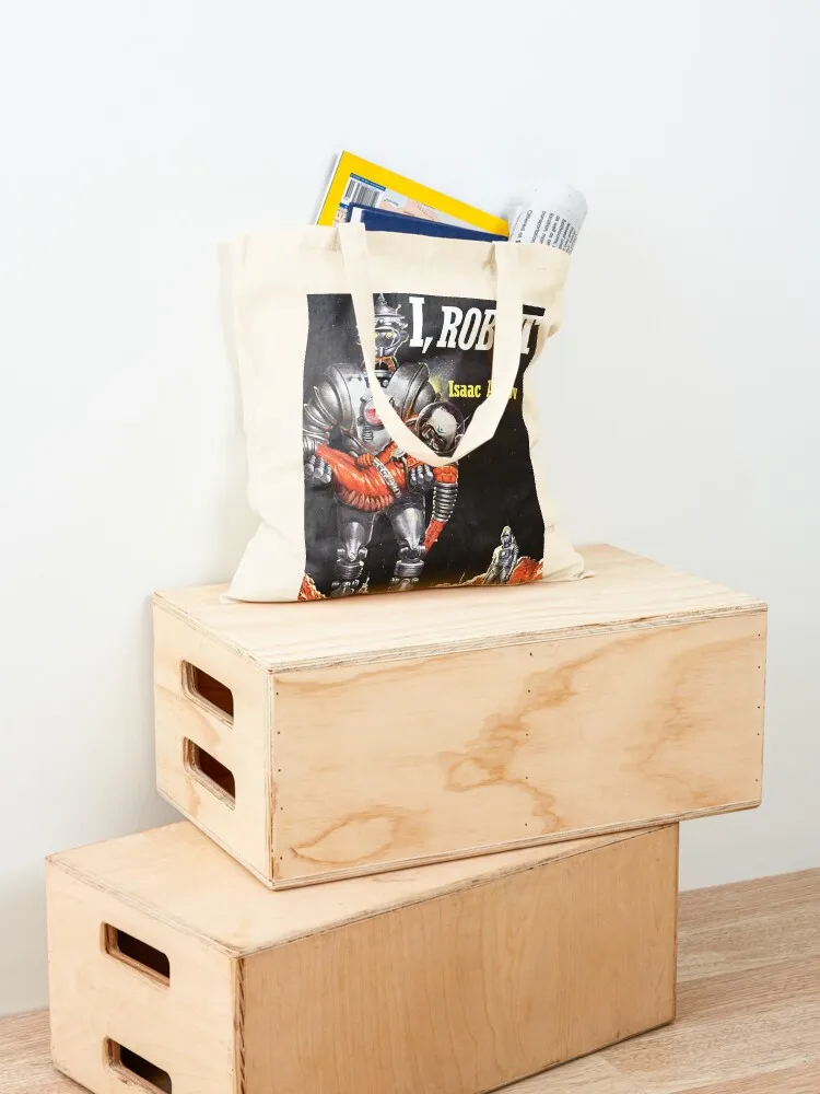 أنا، روبوت حمل حقيبة قماش حمل حقيبة تسوق حقائب النساء حقيبة قماش مخصصة #4