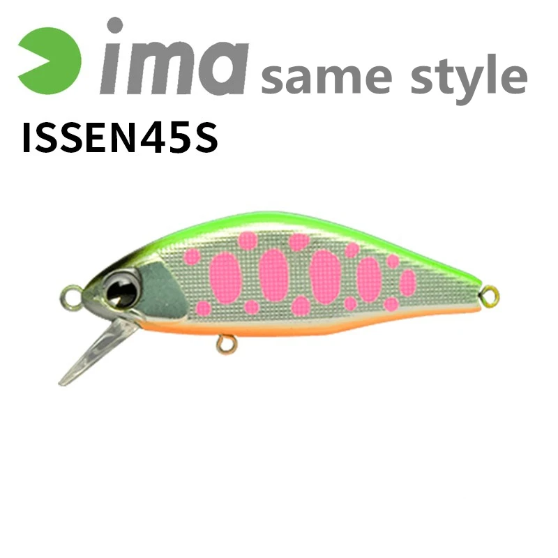 

LURETV ima Same Style Sukari 46S Max Slow Sinking Minotaur Trout Road Micro baits Makou Stream Bait 9117