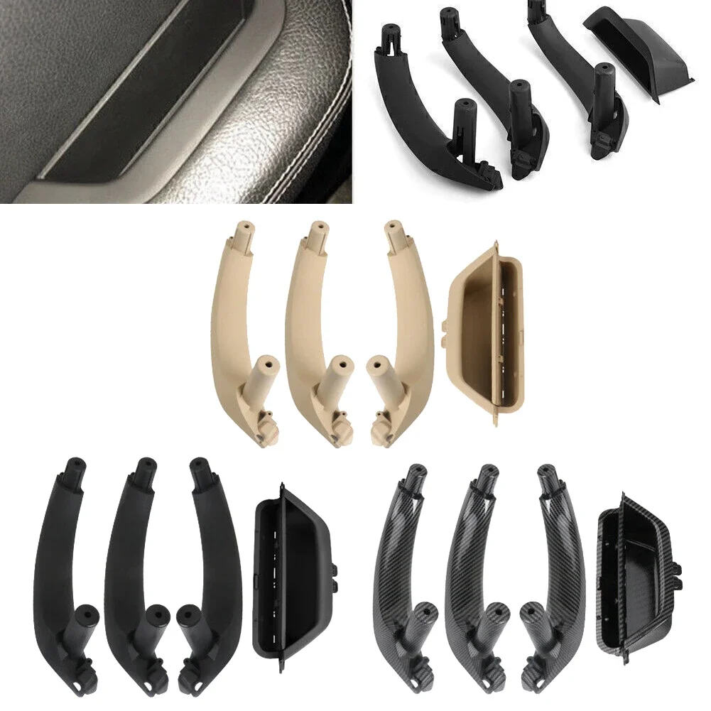 

Add Style to Your Car's Interior with Inner Door Panel Handle Cover Pull Bowl Trim Kit for BMW X3 X4 F25 F26 RHD