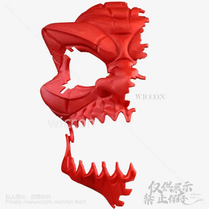 

COSda@Anime Dandadan Cosplay Turbo Granny 3D Printing Base Half Mask Hard Plastic Mask Costume For Halloween Christmas Cos Custo