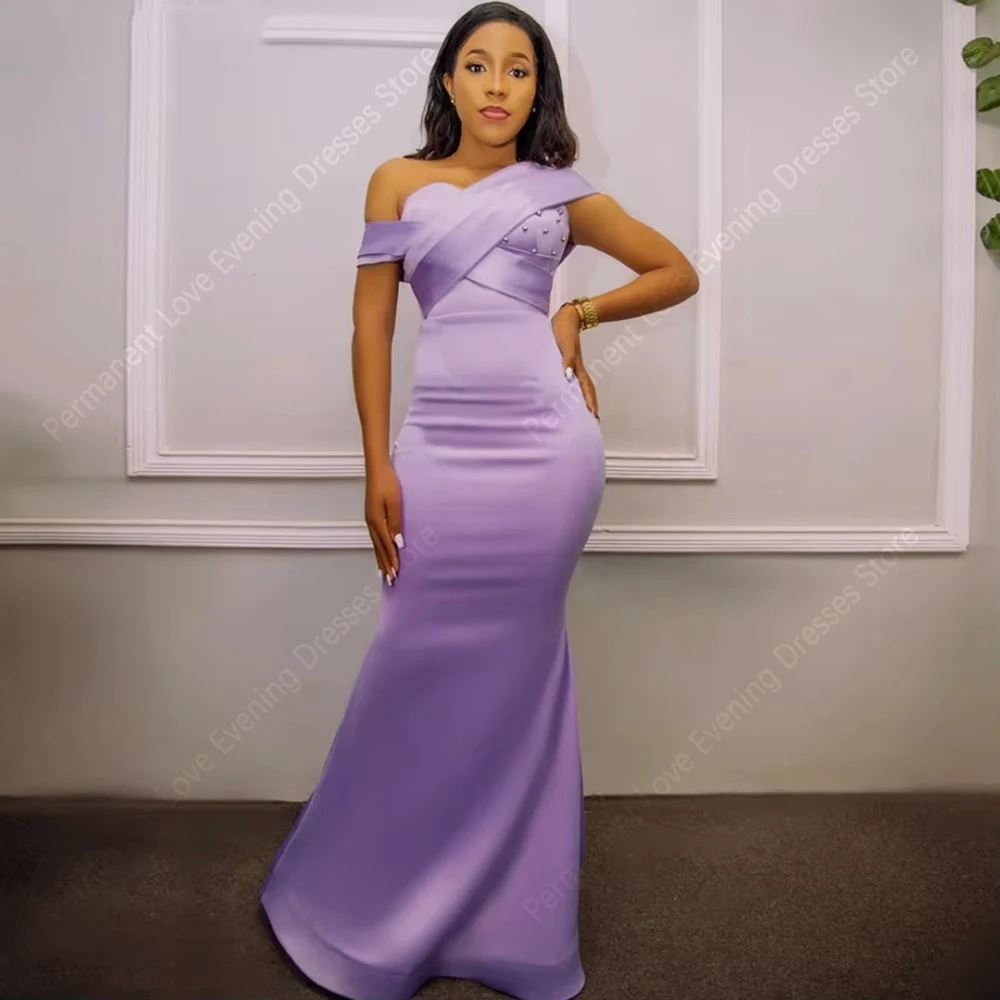 

Sexy Sleeveless Women Evening Dresses Minimally Mermaid Satin Prom Gowns Cocktail Party فساتين للمناسبات الرسمية 2025 Customized