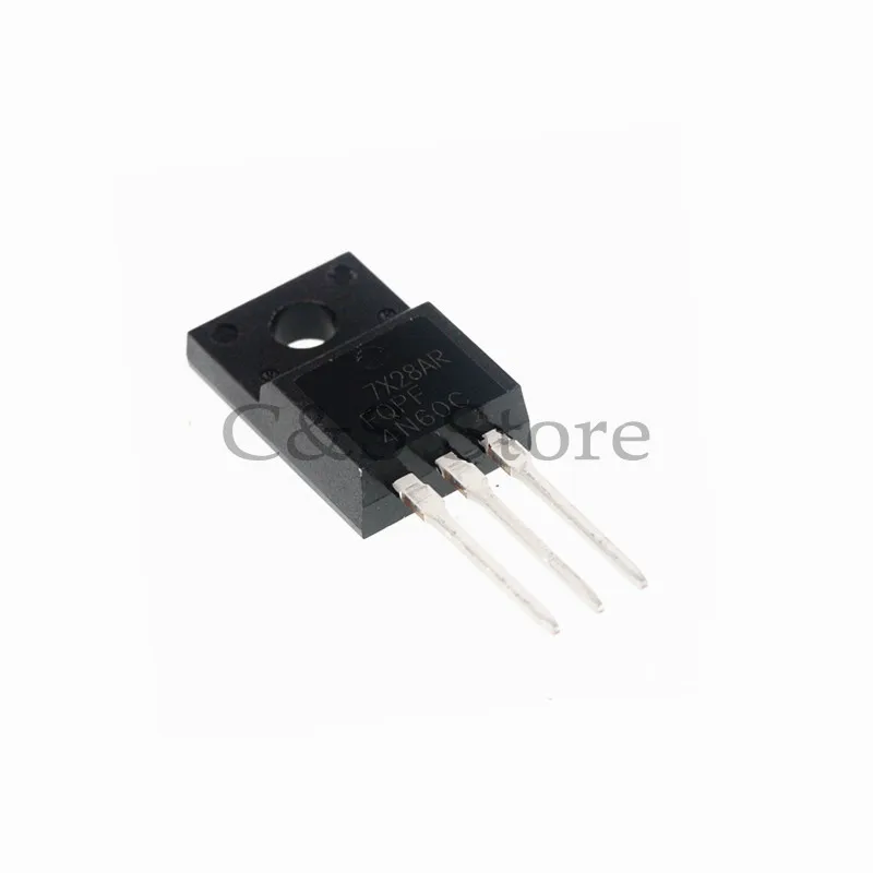 10pcs FQPF4N60C FQPF5N60C FQPF6N60C FQPF8N60C  TO-220F Mosfet Transistor