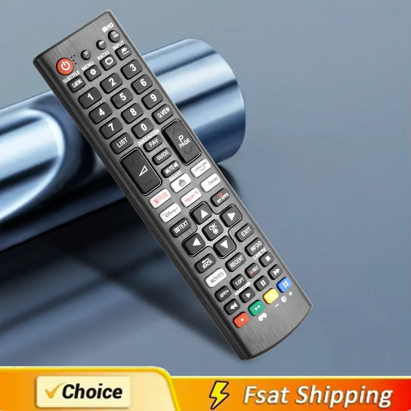 جهاز تحكم عن بعد عالمي للتلفزيون الذكي Ultra HD LED LCD HDTV 3D 4K وحدة تحكم بديلة مع أفلام NETFLIX PrimeVideo #1