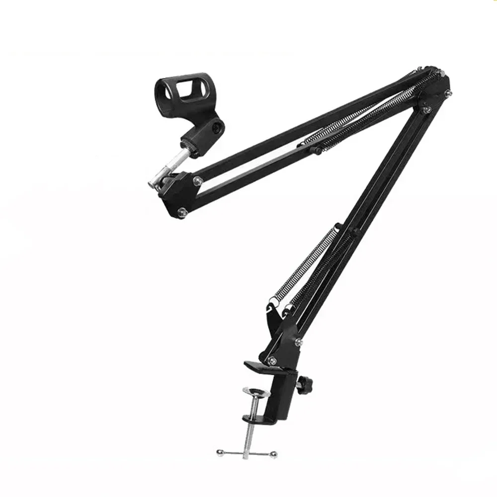 Professional Flexible Desktop Microphone Hanging Adjustable Boom Scissor Arm Stand for Podcast Streaming Youtube