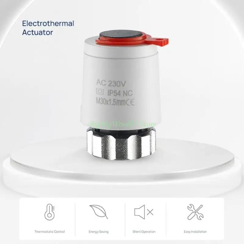 

24TE Quiet Operate 230V Electric Valves Electric Actuator for Heating Applications