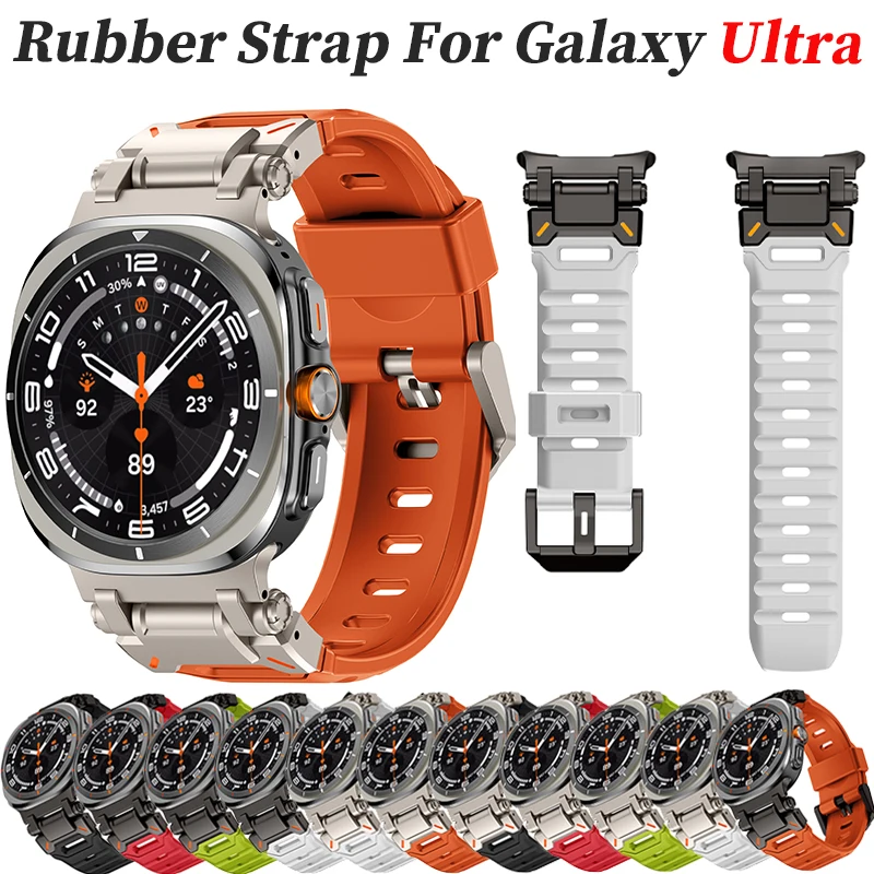Sport-TPU-Gummiarmband für Samsung Galaxy Ultra 2025 47 Quick Fit Band für Samsung Galaxy 7Ultra 47MM Silikonarmband Correa