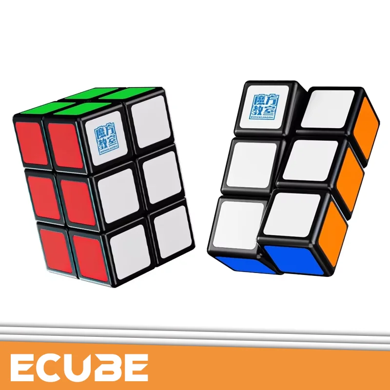 [ECube] MoYu 1x2x3 2x2x3 المكعب السحري 223 123 أسود احترافي سرعة لغز كوبو لعبة تعليمية ممتعة للأطفال