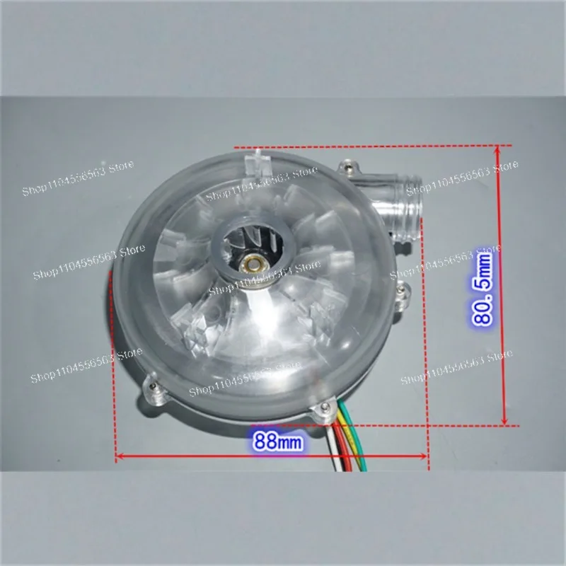 12V/24V DC Brushless Blower High Speed Turbo Fan for DIY Heat Gun Face Mask Dual Ball Bearing 6.8kPa view 4