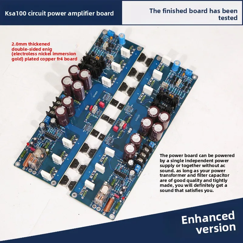 Enhanced version of KSA100 circuit power amplifier board (finished board, tested)