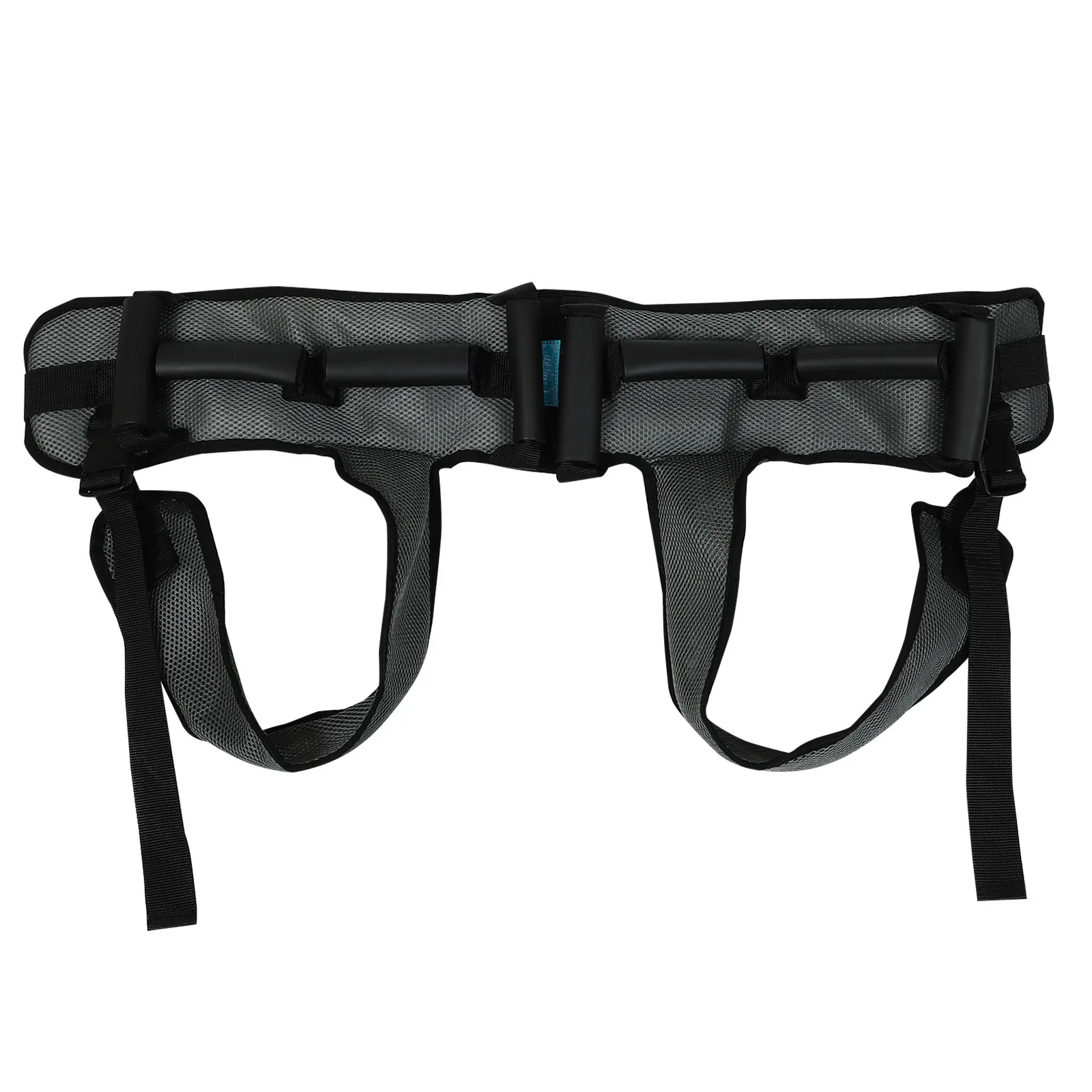 

Elder Walking Belt for Seniors and Patients Thick Sponge Padded Dual Side Handles Cotton Webbing Anti-Slip Thigh Straps