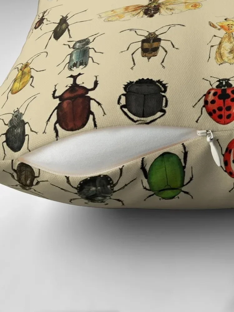 Entomology Insect studies collection Throw Pillow Pillow Case Pillow Cases