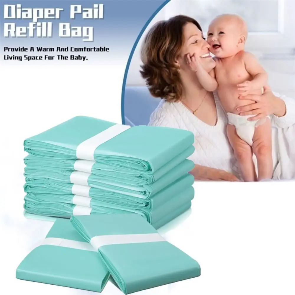 New Tear-Resistant Diaper Trash Bags Thickened Durable Nappy Bin Refills Nursery Rooms Living Rooms Refill Bags