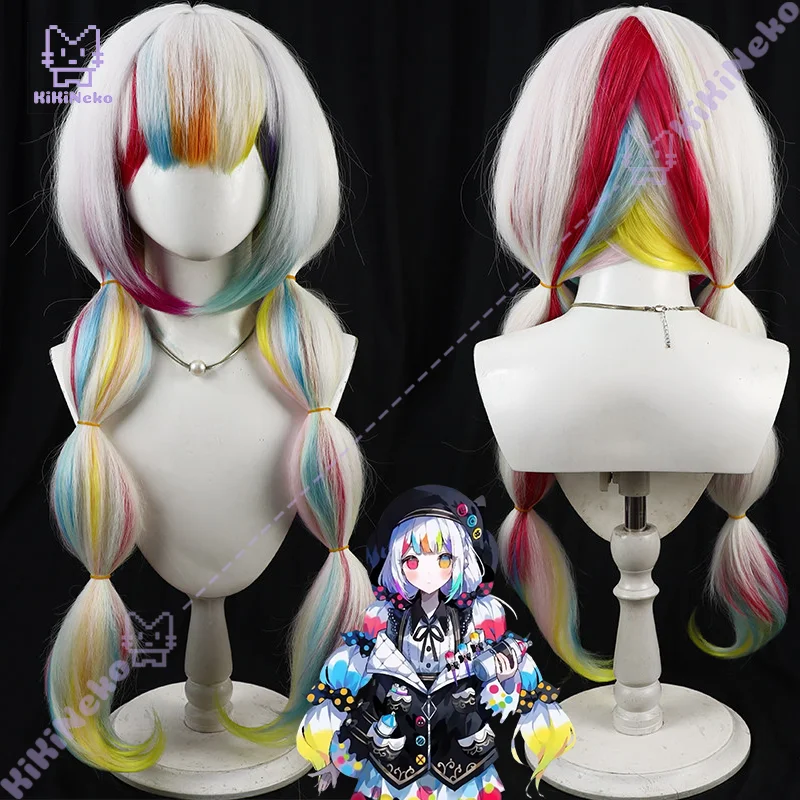 

Парик для косплея «Волшебная девушка-Ведьма» Jogasaki Noah, белый длинный парик с радужными бликами для комиксов, вечеринок для взрослых, женщин и мужчин