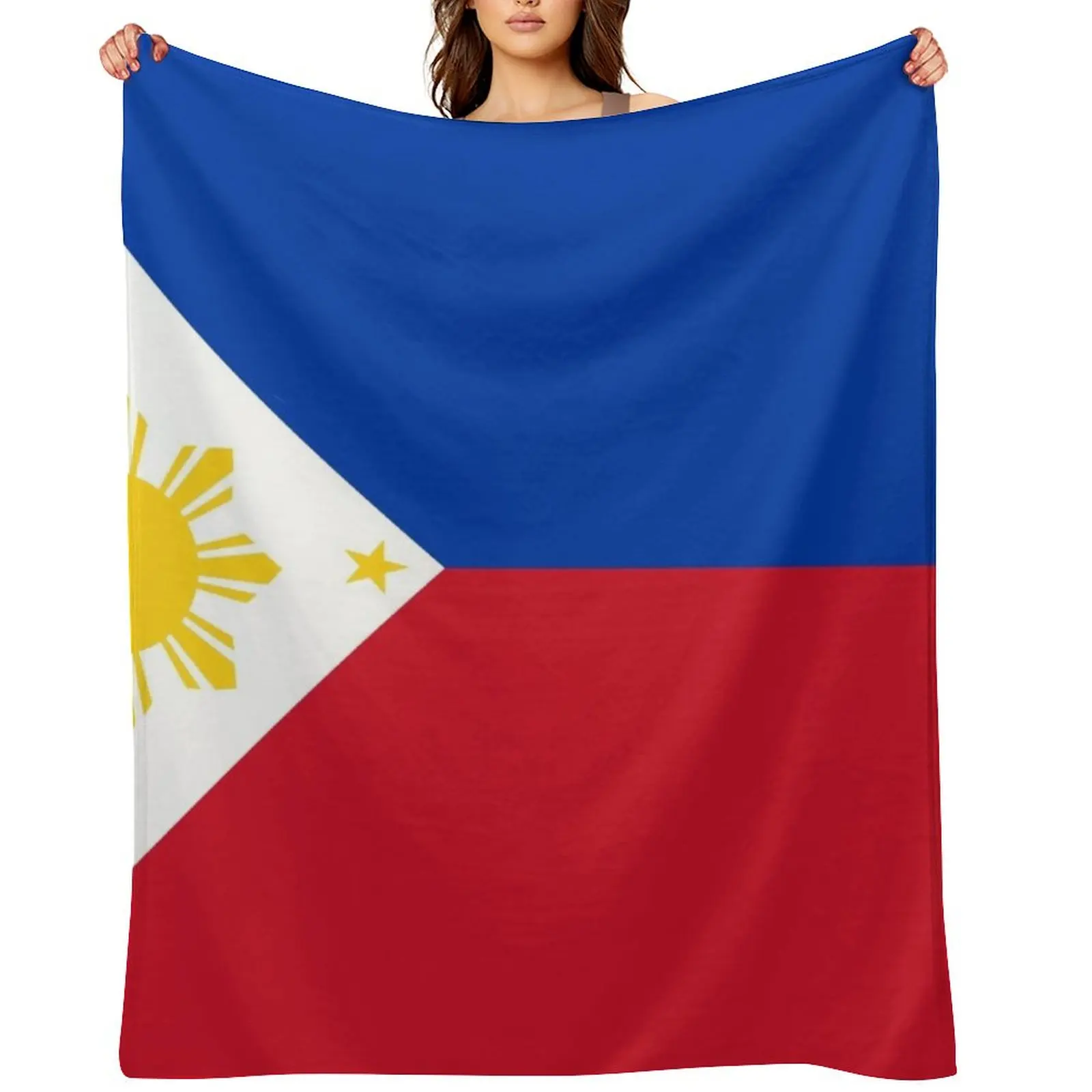 

Philippines flag Throw Blanket Winter beds Cute for winter Camping Blankets