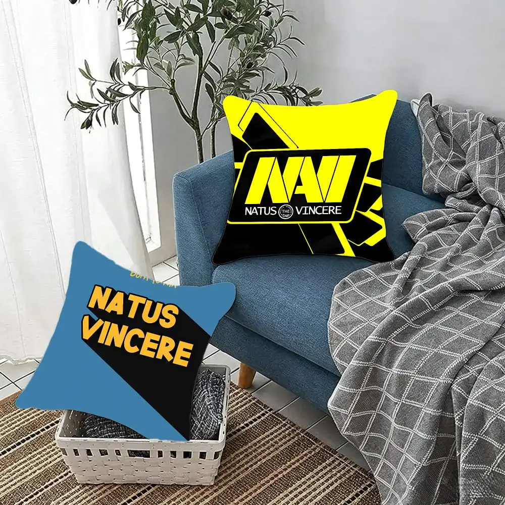 Competitive Esports N-Natus Vincere Cushion Cover Fluffy velvet Nordic style plush Living room sofa decorative