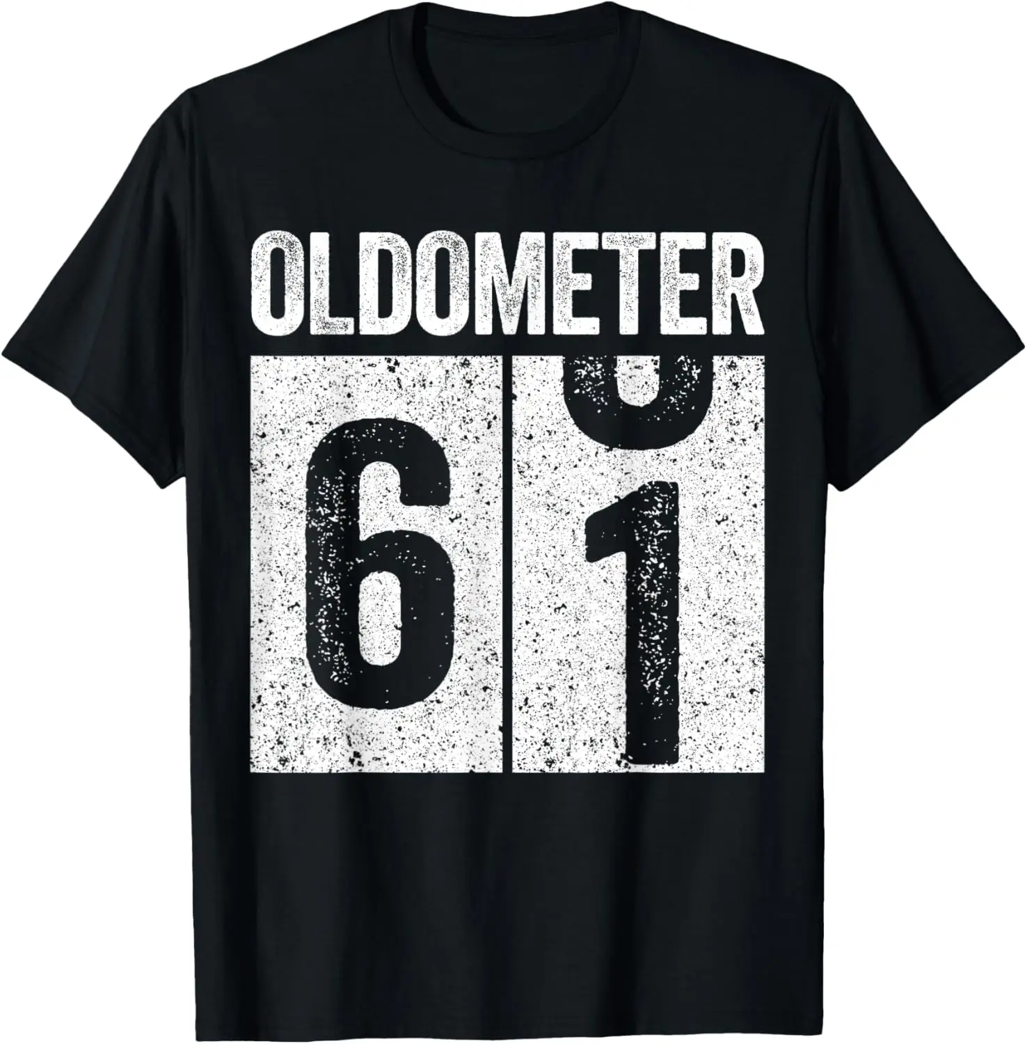 Oldometer 61 T-Shirt 61st Birthday Shirt T-Shirt