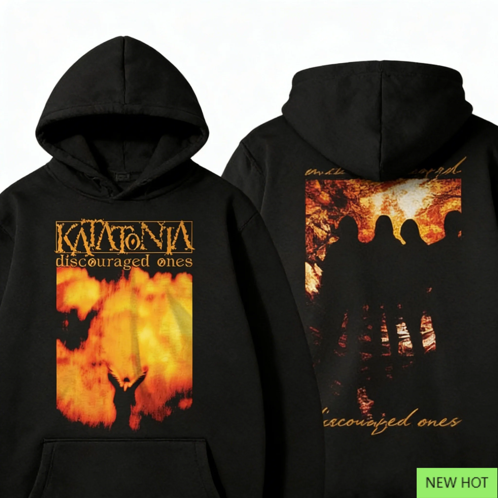 

Толстовка с капюшоном Katatonia Discouraged Ones, толстовка в готическом металле, идеально подходит для фанатов, Who Love Dark Melancholic и Gothic Metal Vibe