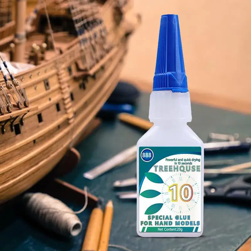 لاصق قوي لإصلاح الخشب ، غراء حرفي لنموذج الراتنج ، غراء لحام ، سريع الجفاف لشخصيات ألعاب PVC ، 20 جم