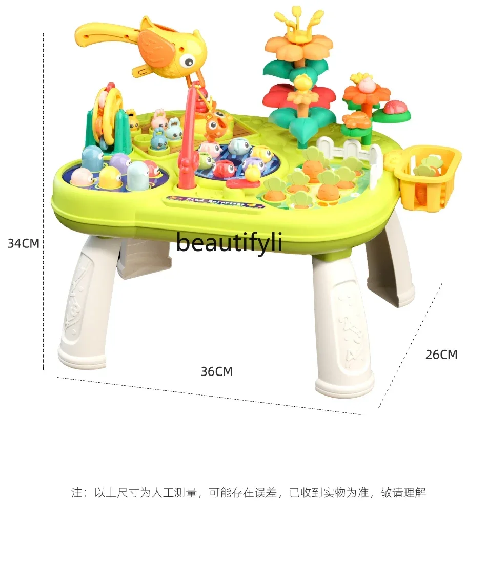 Babycadeau 0-1 jaar oude baby multifunctionele vroege onderwijsspeeltafel educatief speelgoed voor kinderen
